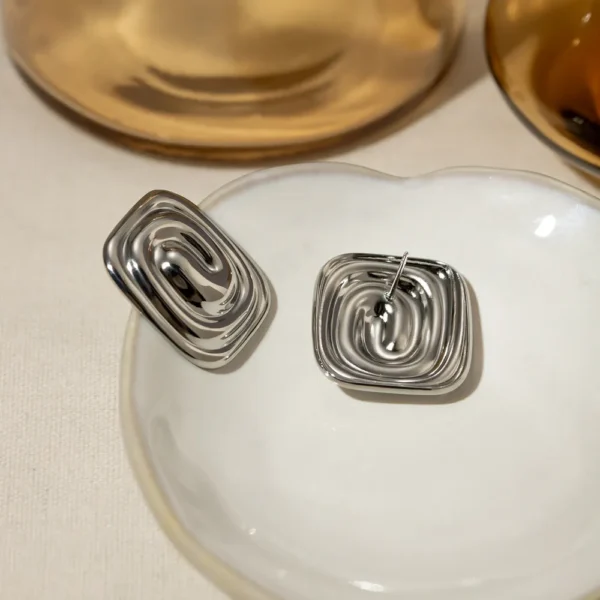 Boucles d'oreilles Méli argent – Image 3