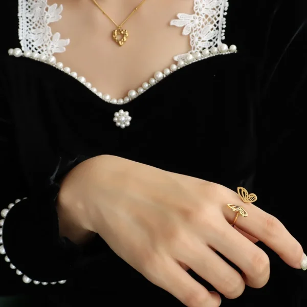 Bague Papillon or – Image 2