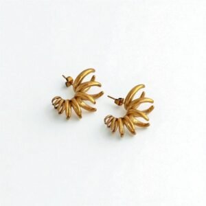 Boucles d'oreilles Vivia or