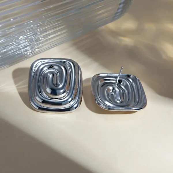 Boucles d'oreilles Méli argent – Image 2