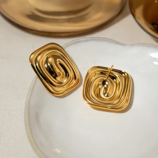 Boucles d'oreilles Méli or – Image 3